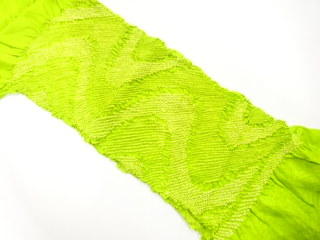 正絹　絞り　帯揚げ